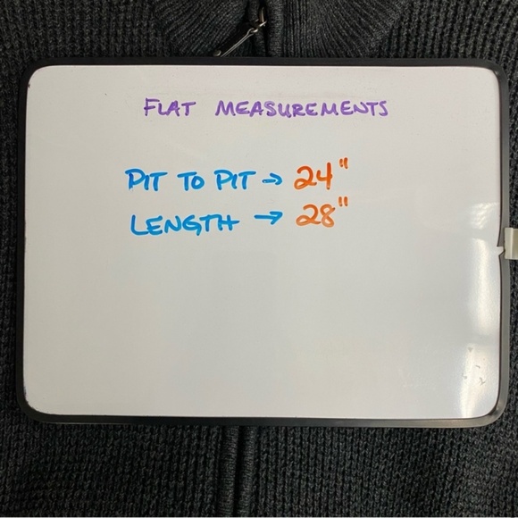 Denver Hayes Dark Grey Waffle Knit Full Zip Mock Neck Cardigan Sweater L - Picture 6 of 16